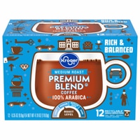 Kroger Premium Blend Medium Roast Coffee Pods