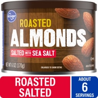 Kroger Roasted Almonds Salted with Sea Salt