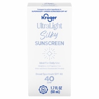041260023736 - Kroger  Silky Sunscreen Lotion SPF 40 Ultralight -- 1.7 oz