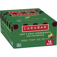 Larabar Fruit & Nut Food Bar Gluten Free Mint Chip Brownie