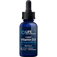 737870223214 - Life Extension  Liquid Vitamin D3   Mint -- 2000 IU - 1 fl oz