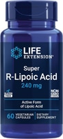 737870120865 - Life Extension  Super R-Lipoic Acid -- 240 mg - 60 Vegetarian Capsules