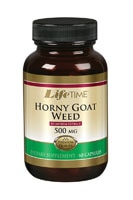 053232500794 - Lifetime  Horny Goat Weed -- 500 mg - 60 Capsules