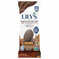 Lily's 70% Cacao Dark Chocolate Peanut Butter Cup Bar