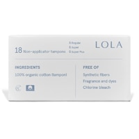 Lola Organic Cotton Multipack Tampons - Regular-Super-Super Plus