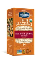 Lundberg Organic Thin Stackers Rice Cakes Red Rice & Quinoa