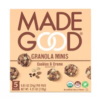 MadeGood Organic Gluten Free Granola Minis Cookies & Creme