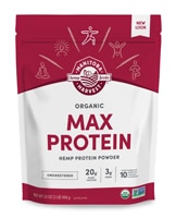 Manitoba Harvest Organic Hemp Yeah! Max Protein Unsweetened Hemp Protein Powder