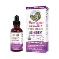 MaryRuth's Organics Organic Toddler Elderberry Liquid Drops Blueberry + Raspberry