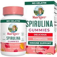 MaryRuth's Spirulina Gummies Superfood For Immune Support Strawberry Lemonade