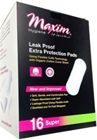 Maxim Organic Cotton Incontinemnce Pads Super