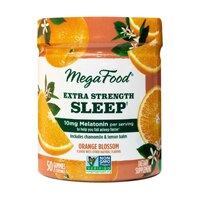 MegaFood Extra Strength Sleep - Melatonin Gummies Orange Blossom