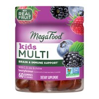 MegaFood Kids Multivitamin Gummies Brain & Immune Support Berrylicious