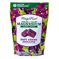 MegaFood Relax Plus Calm Magnesium Soft Chews Grape