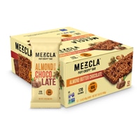 Mezcla Vegan Protein Puff Crispy Bar Almond Butter Chocolate