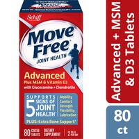 Move Free Move Free Advanced Plus Coated Tablets Vitamin D3 & MSM Joint Health