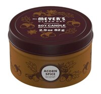 Mrs. Meyer's Clean Day Scented Soy Tin Candle Fall Scent Acorn Spice