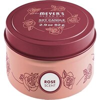 Mrs. Meyer's Clean Day Scented Soy Tin Candle Spring Scent Rose