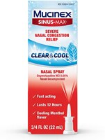 Mucinex Sinus-Max Full Force Nasal Spray Clear and Cool