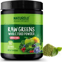 NATURELO Raw Greens Whole Food Powder Unsweetened