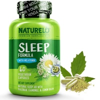 628110628237 - NATURELO  Sleep Formula with Melatonin -- 60 Vegetarian Capsules