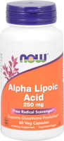 733739030429 - NOW  Alpha Lipoic Acid -- 250 mg - 60 Vcaps®