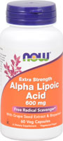 733739030467 - NOW  Alpha Lipoic Acid Extra Strength -- 600 mg - 60 Vegetarian Capsules