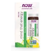 NOW Essential Oils Mind That Energy Essential Oil Blend Roll-On