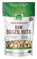 733739070128 - NOW Real Food® Raw Brazil Nuts (Whole & Unsalted) 12 oz