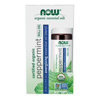 NOW Organic Essential Oils Peppermint Roll-On