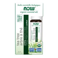 NOW Organic Essential Oils Tea Tree Roll-On