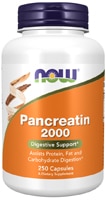 733739029461 - NOW  Pancreatin 2000 -- 200 mg - 250 Capsules