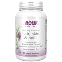 733739033734 - NOW Solutions Hair, Skin & Nails -- 90 Capsules