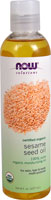 733739077240 - NOW  Solutions Organic Sesame Seed Oil -- 8 fl oz
