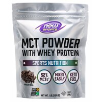 NOW Sports MCT Powder with Whey Protein Isolate Chocolate Mocha
