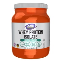 NOW Sports Whey Protein Isolate Natural Unflavored