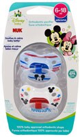 NUK Disney Baby Minnie Mouse Pacifiers 6 - 18 Months 2 - Pack - 2 Pacifiers