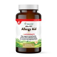NaturVet Aller-911 Skin & Coat Allergy Aid Formula Plus Antioxidant For Dogs & Cats