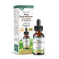 NaturVet Hemp Quiet Moments Calming Drops Hemp Oil for Dogs & Cats