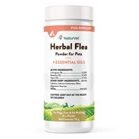NaturVet Herbal Flea Powder for Cats & Dogs
