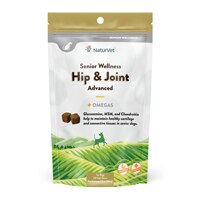 NaturVet Senior Wellness Hip & Joint Advanced plus Omegas for Dogs