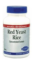 Natural Balance Red Yeast Rice -- 600 mg - 60 Capsules