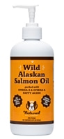 Natural Dog Company Wild Alaskan Salmon Oil Liquid Supplement For Dogs