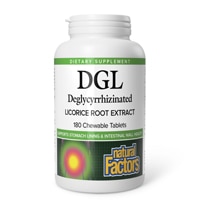 Natural Factors DGL Deglycyrrhizinated Licorice Root Extract