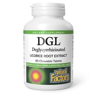 Natural Factors DGL Deglycyrrhizinated Licorice Root Extract
