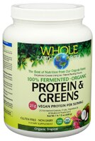 Natural Factors Whole Earth & Sea Fermented Organic Protein & Greens Tropical