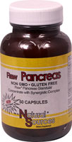 Natural Sources Raw Pancreas