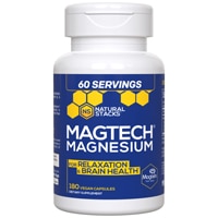Natural Stacks MagTech Magnesium Supplement - 3 Forms of Magnesium: Magtein L-Threonate Glycinate & Taurate