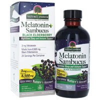 Nature's All Foods Melatonin + Sambucus