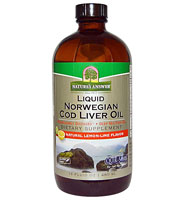 083000261800 - Nature's Answer  Liquid Norwegian Cod Liver Oil   Natural Lemon Lime -- 16 fl oz